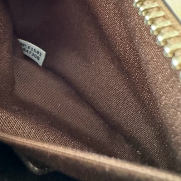 Coach Gold Glitter Wristlet - Picture 8 of 8